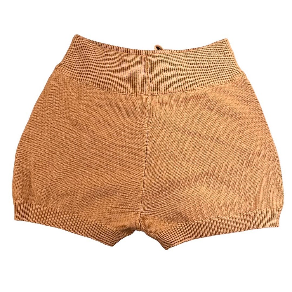 Urban Outfitters Lumiere Women's Slip-Into Knitted Brown Shorts SZ S - Picture 2 of 12